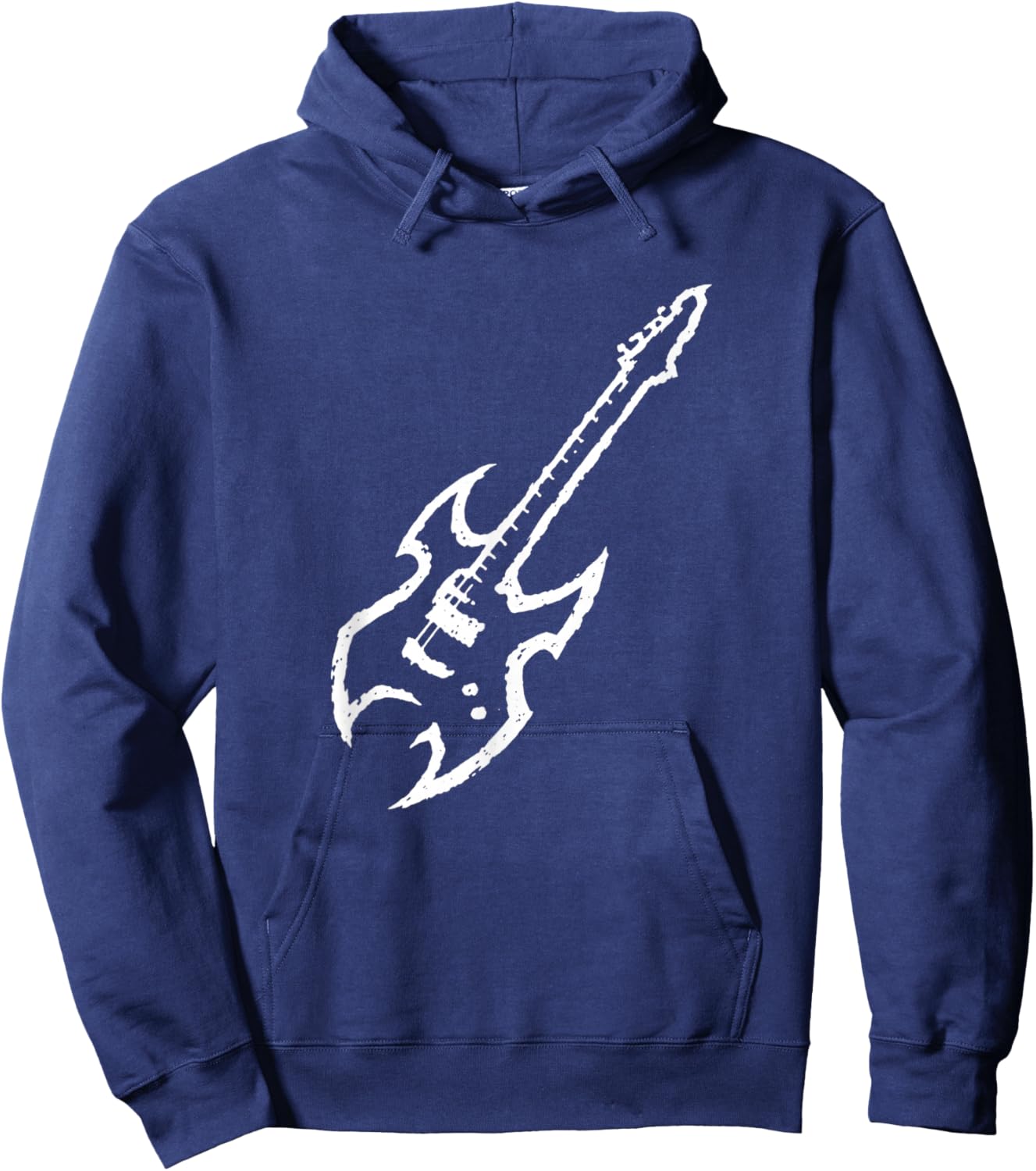 Minimalistic Mana Guitar Musician Fan Rock Band Name Hoodie - Hoodie | Navy