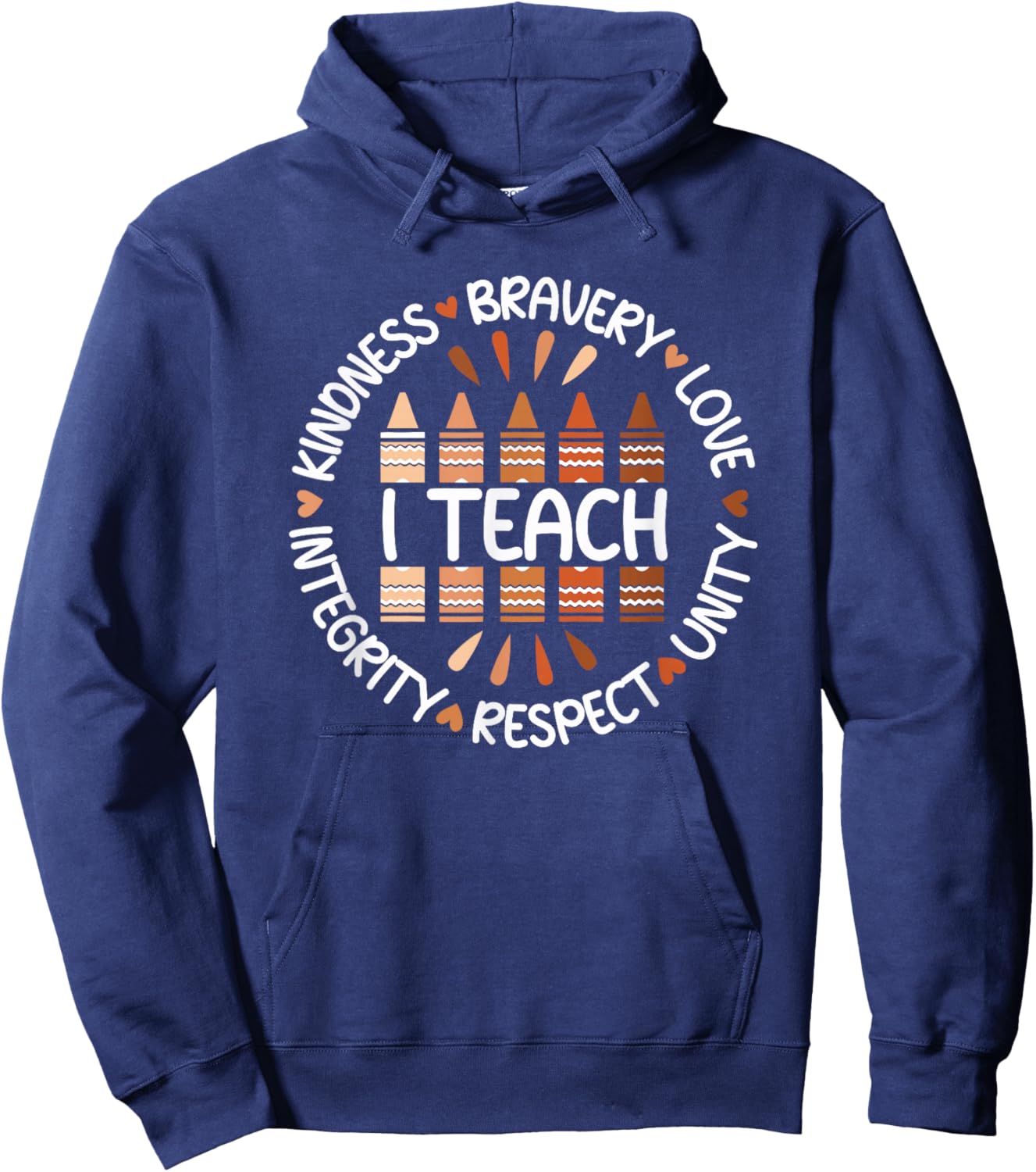 African American History Black History Month for Teachers Hoodie - Hoodie | Navy