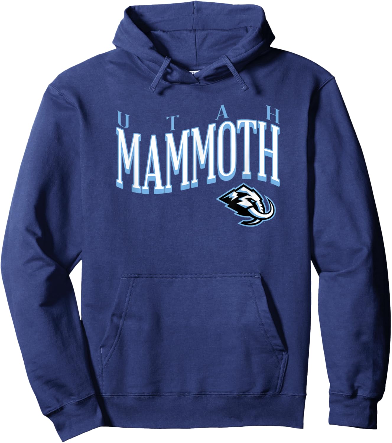 Utah Mammoth Wave Dark Heather NHL Officially Licensed Hoodie - Hoodie | Navy