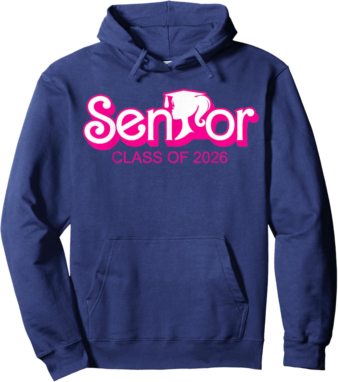 Class of 2026 Senior Gifts Funny Seniors 2026 Girl Kid Women Hoodie - Hoodie | Navy
