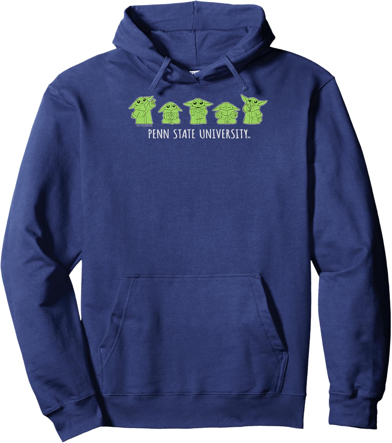 Penn State Nittany Lions Star Wars Grogu Hoodie - Hoodie | Navy