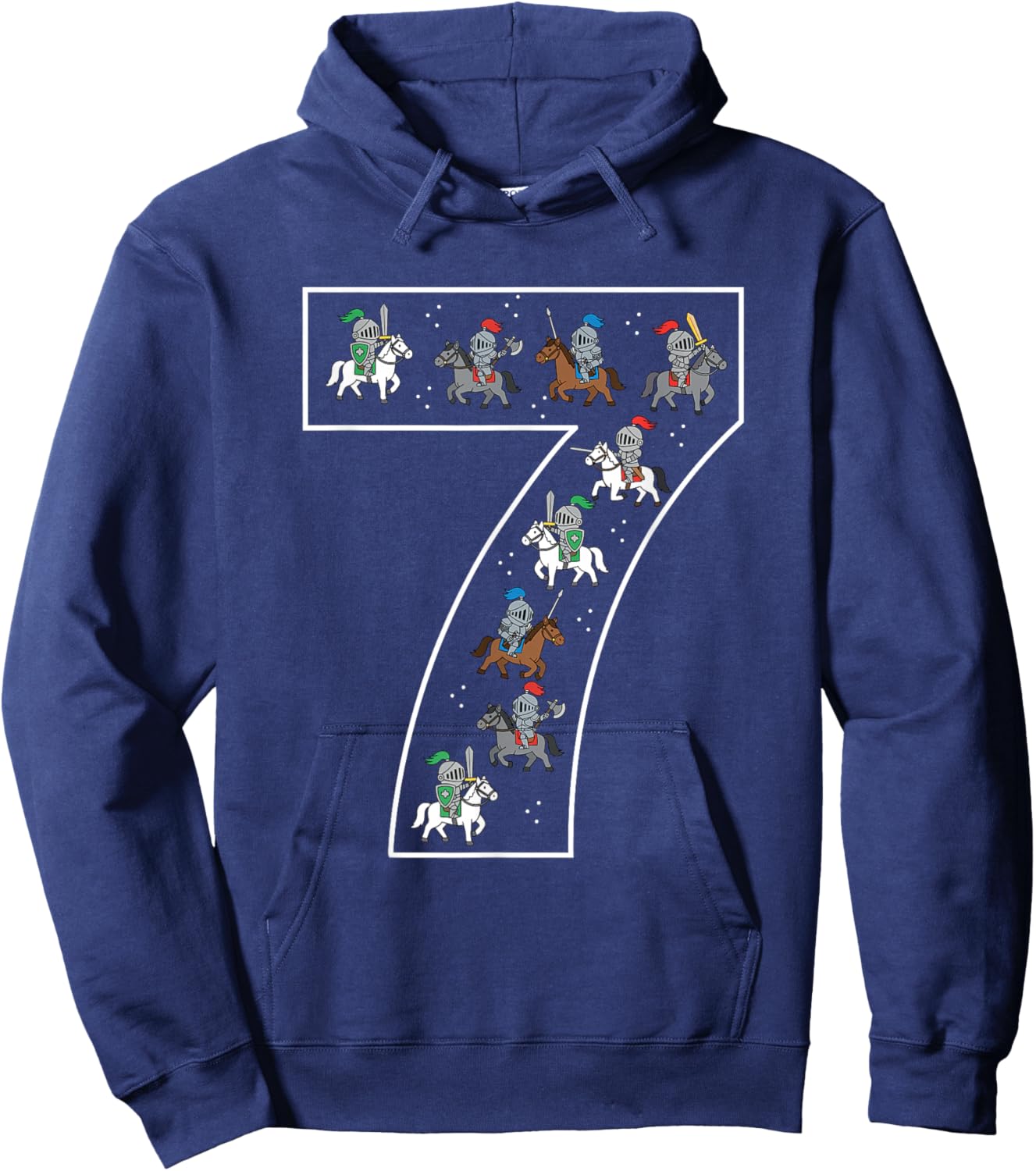 T-Shirt Hoodie - Hoodie | Navy