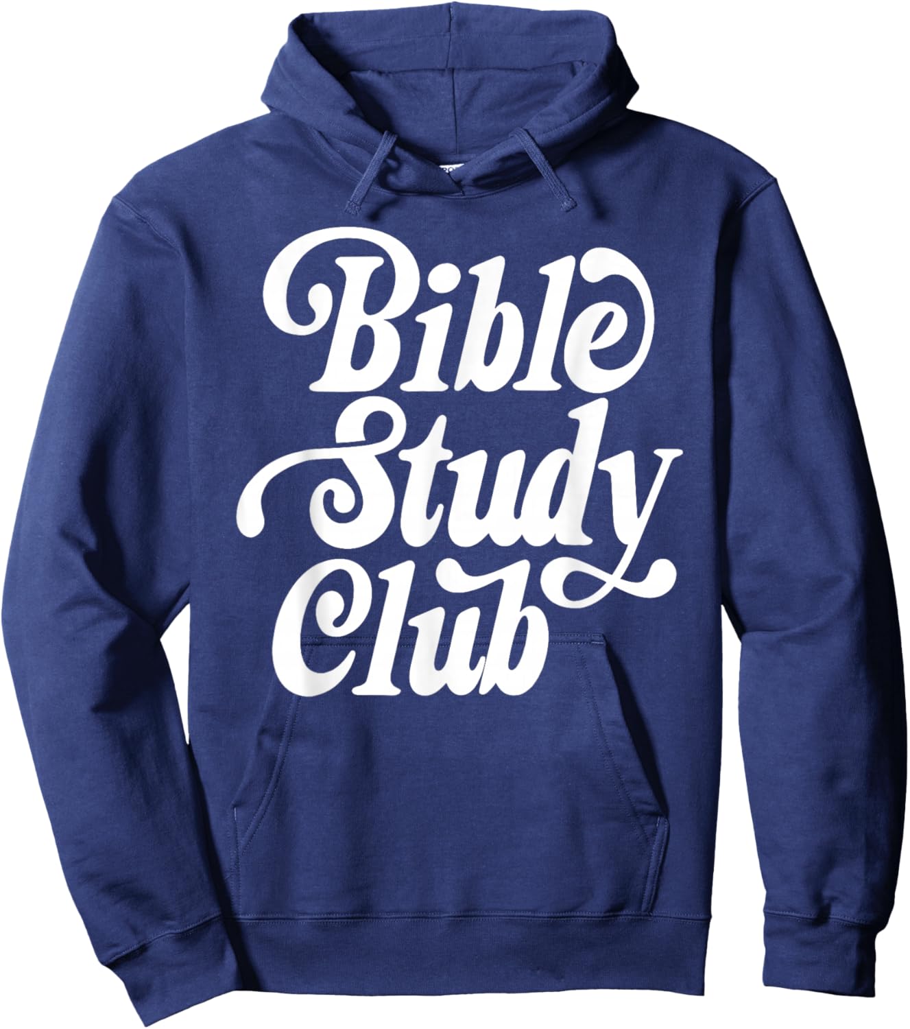 Bible Study Club, Retro Christian Faith, Bible Verse Hoodie - Hoodie | Navy
