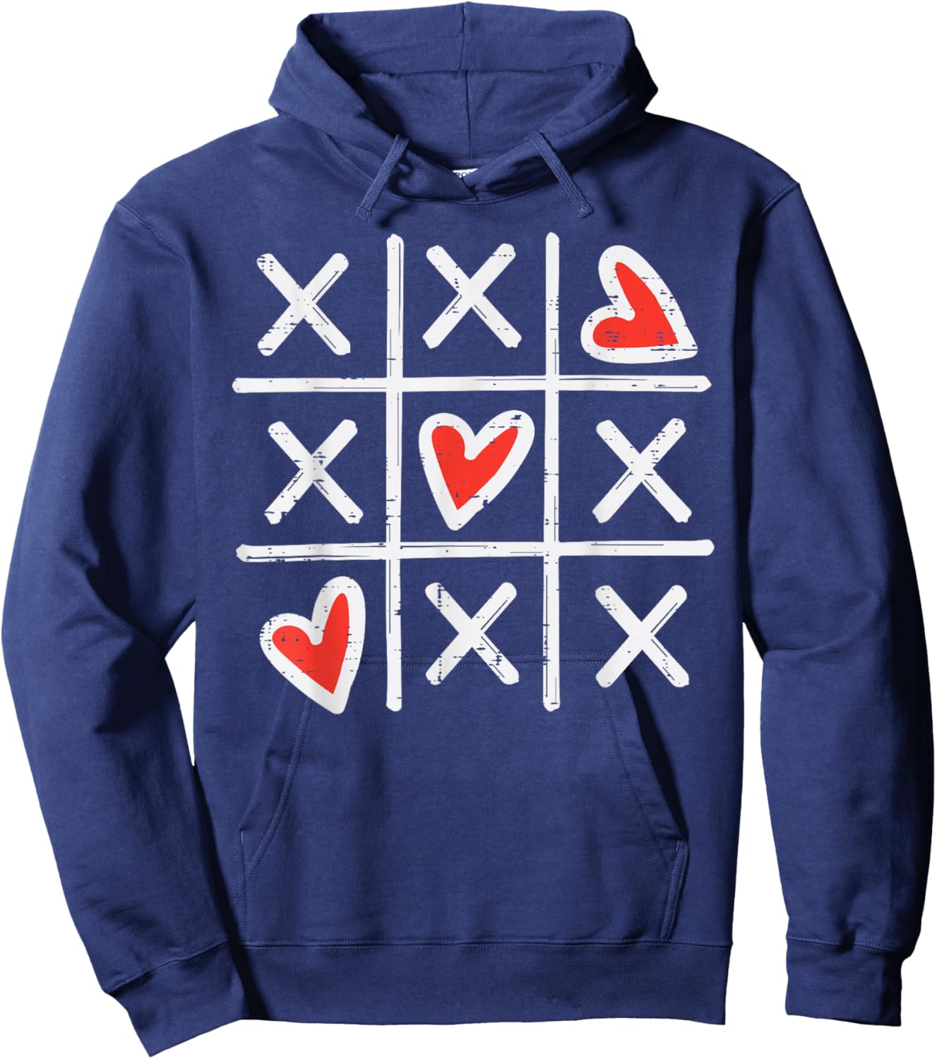 Valentines Day Game Hearts Xs Cute Women Girls Kids Hoodie - Hoodie | Navy