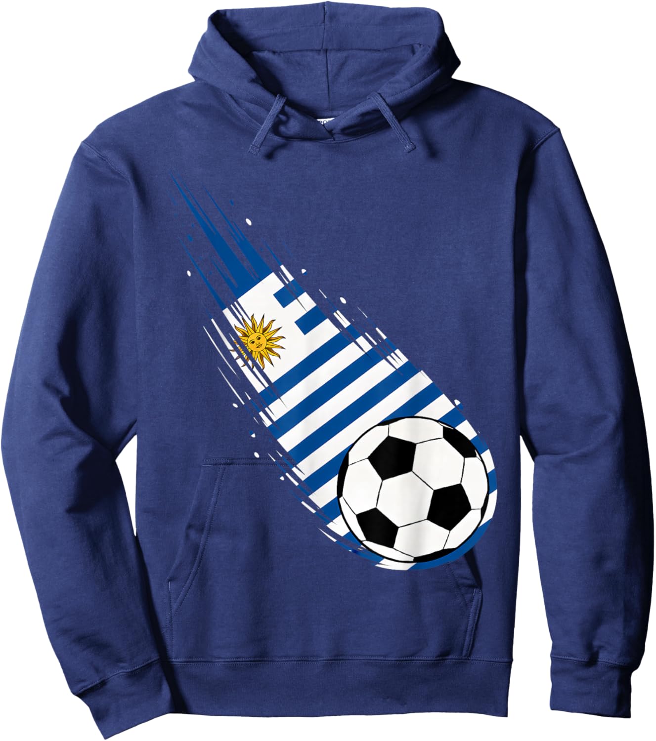 Uruguay Flag Graphic Uruguay Pride Heritage Hoodie - Hoodie | Navy