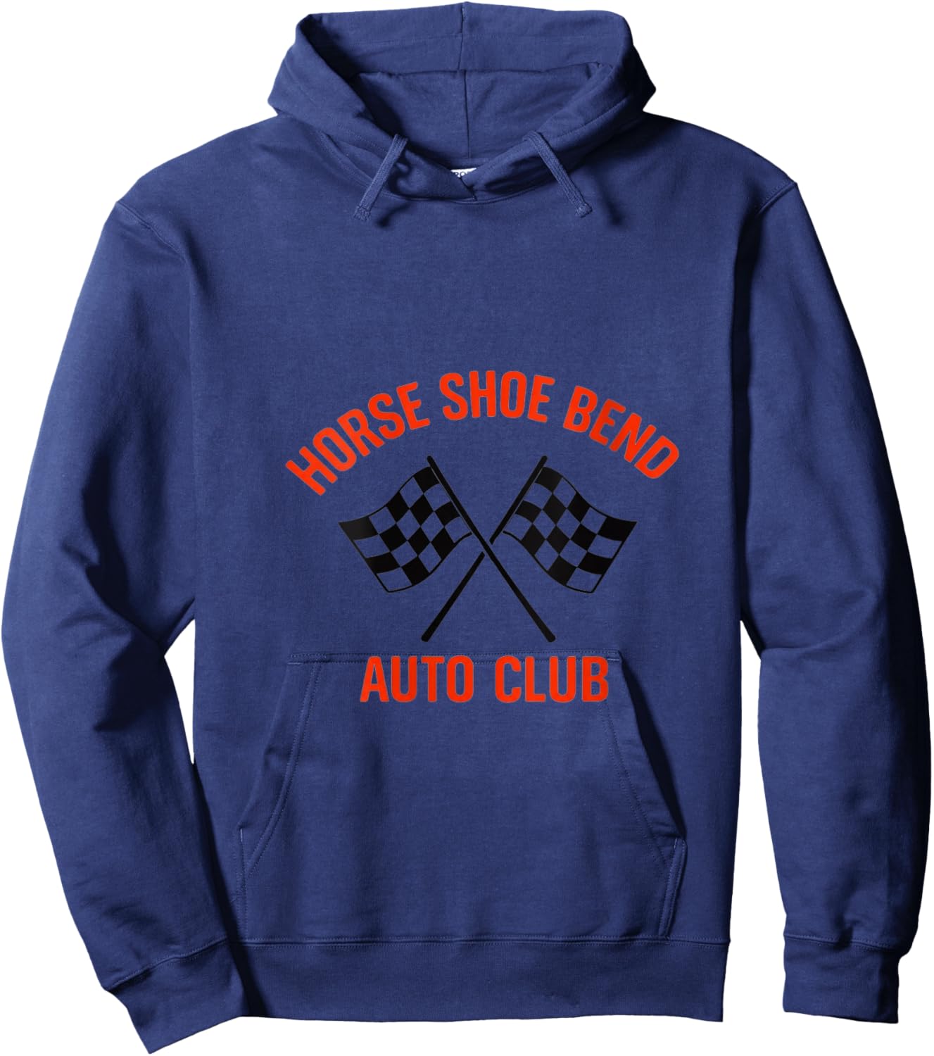Women's Horse Shoe Bend Auto Club V-Neck Hoodie - Hoodie | Navy