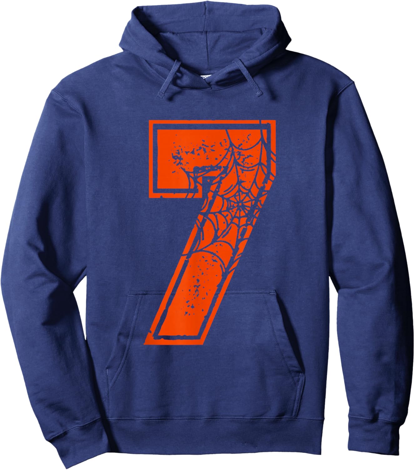 Number 7 67 Meme Halloween Pumpkin Costume Matching Group Hoodie - Hoodie | Navy