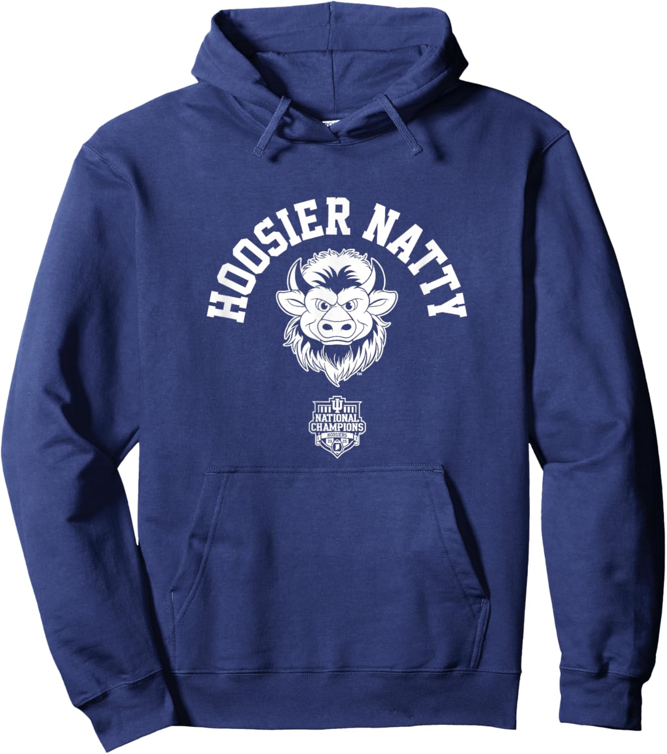 Indiana Football 2025 CFP National Champions Hoosier Natty Hoodie - Hoodie | Navy