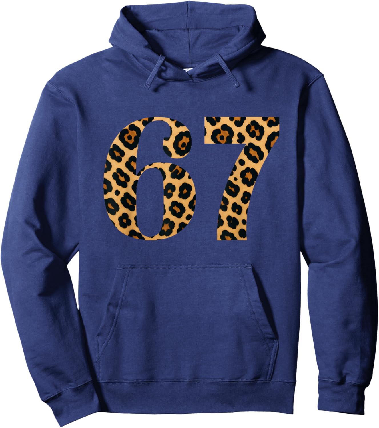 Pattern 6 7 Meme Trendy Funny Saying Hoodie - Hoodie | Navy