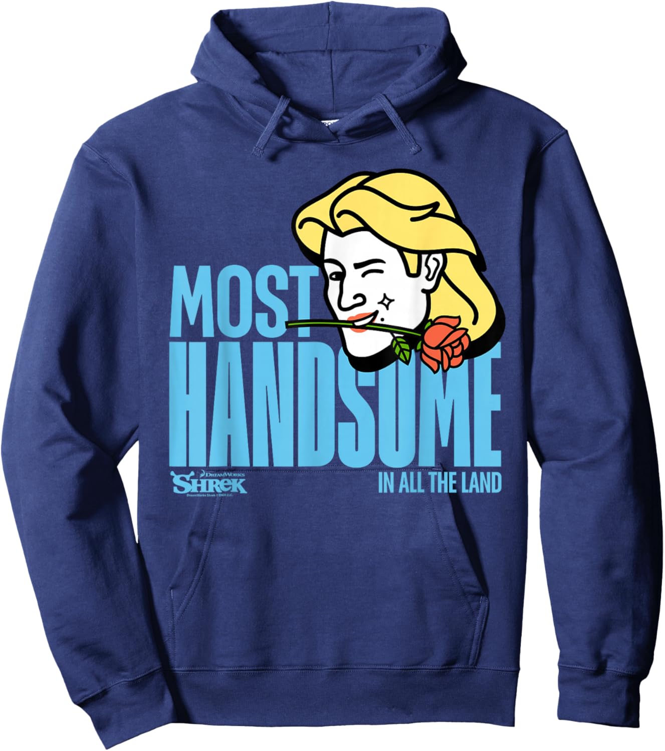 Shrek Most Handsome in All The Land Prince Charming Hoodie - Hoodie | Navy