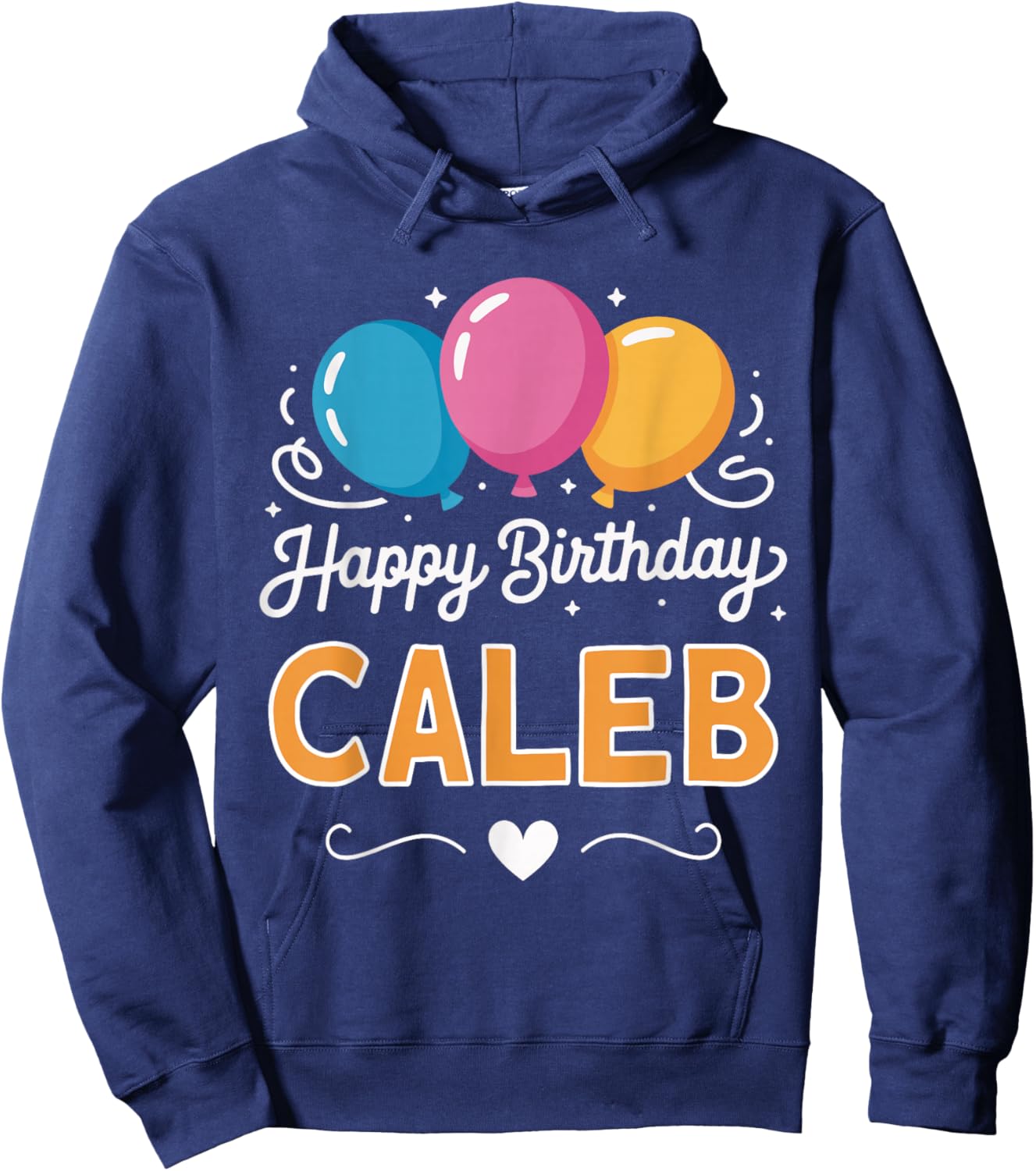 Happy Birthday Caleb Hoodie - Hoodie | Navy