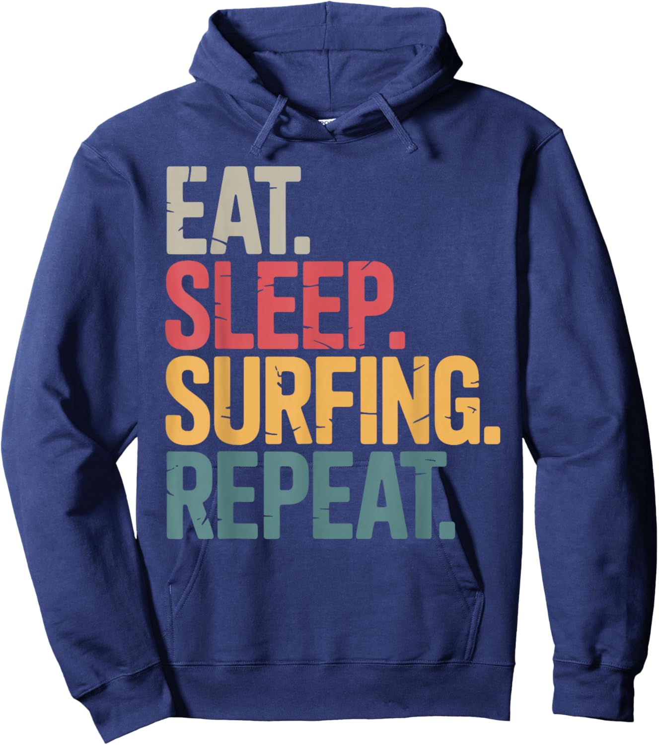 Surfing Art Women Surfer Surfboard Lover Surfing Hoodie - Hoodie | Navy