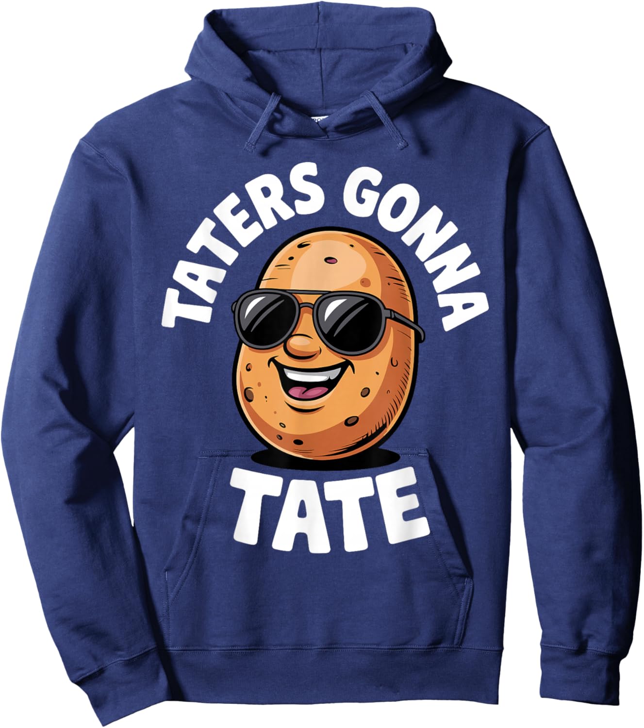 Cool Potato Novelty Women Potato Gag Potato Lover Hoodie - Hoodie | Navy
