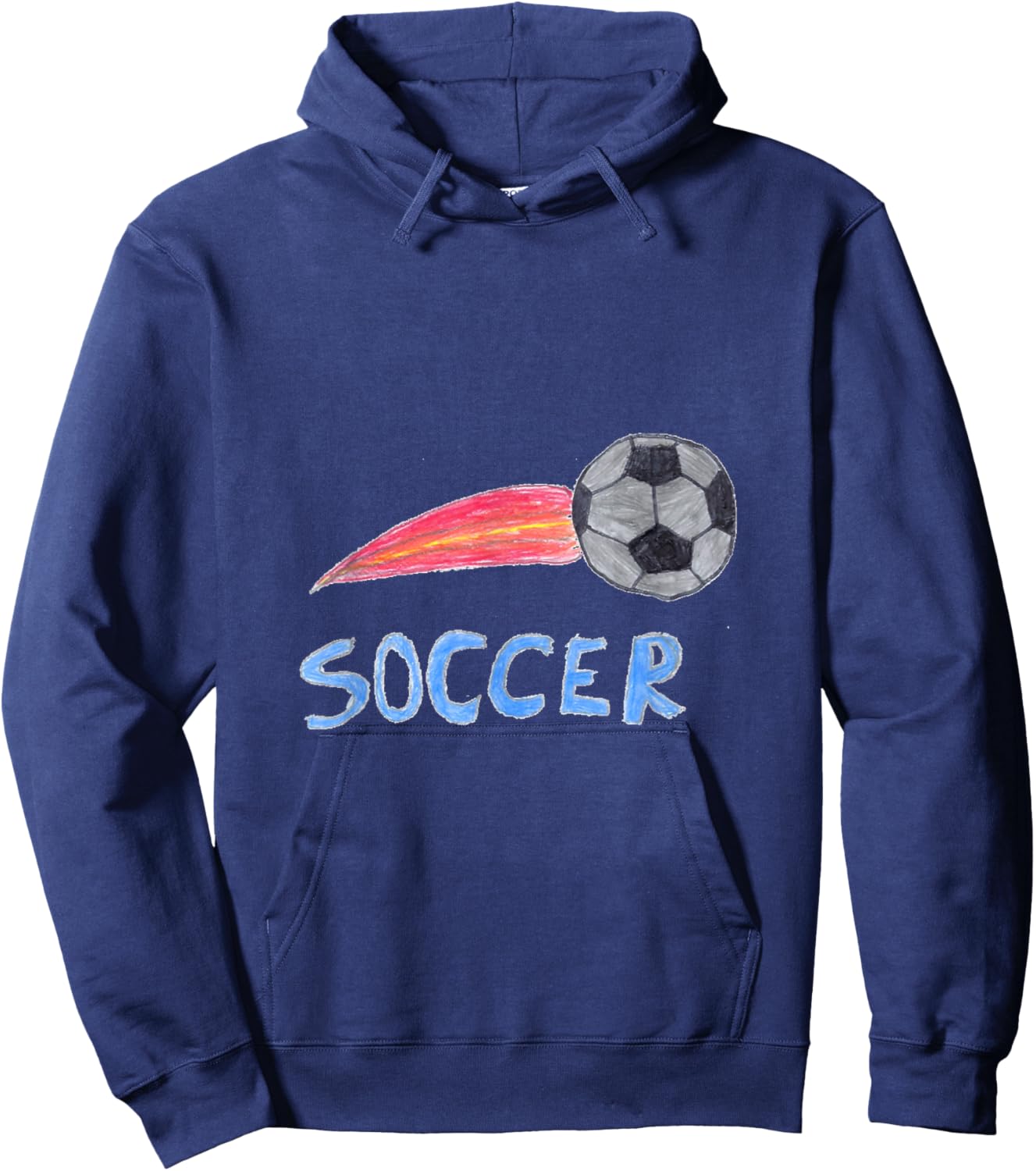 Soccer Ball Hoodie - Hoodie | Navy
