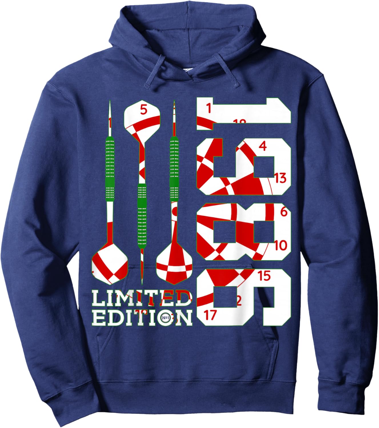 Limited Edition 1986 Darts 40TH Birthday Hoodie - Hoodie | Navy