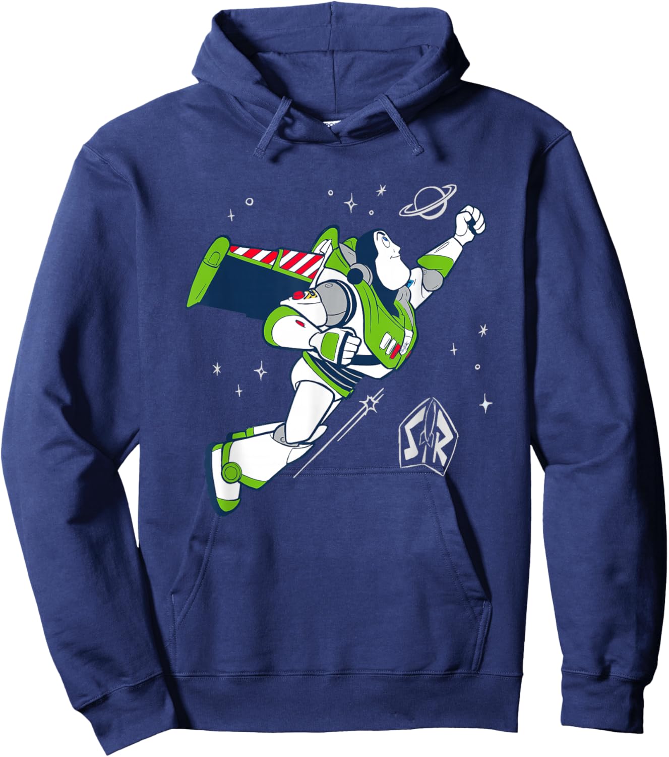 Disney Pixar Toy Story Buzz Lightyear Flying Hoodie - Hoodie | Navy