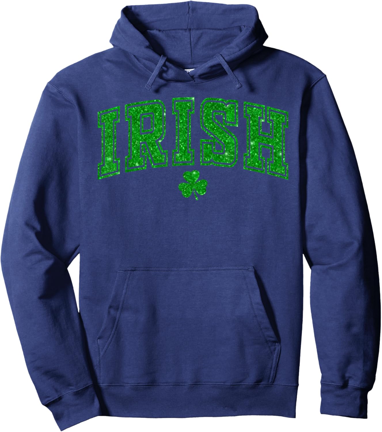 Lucky Shamrock Irish Ireland Happy St.Patrick's Day Retro Hoodie - Hoodie | Navy