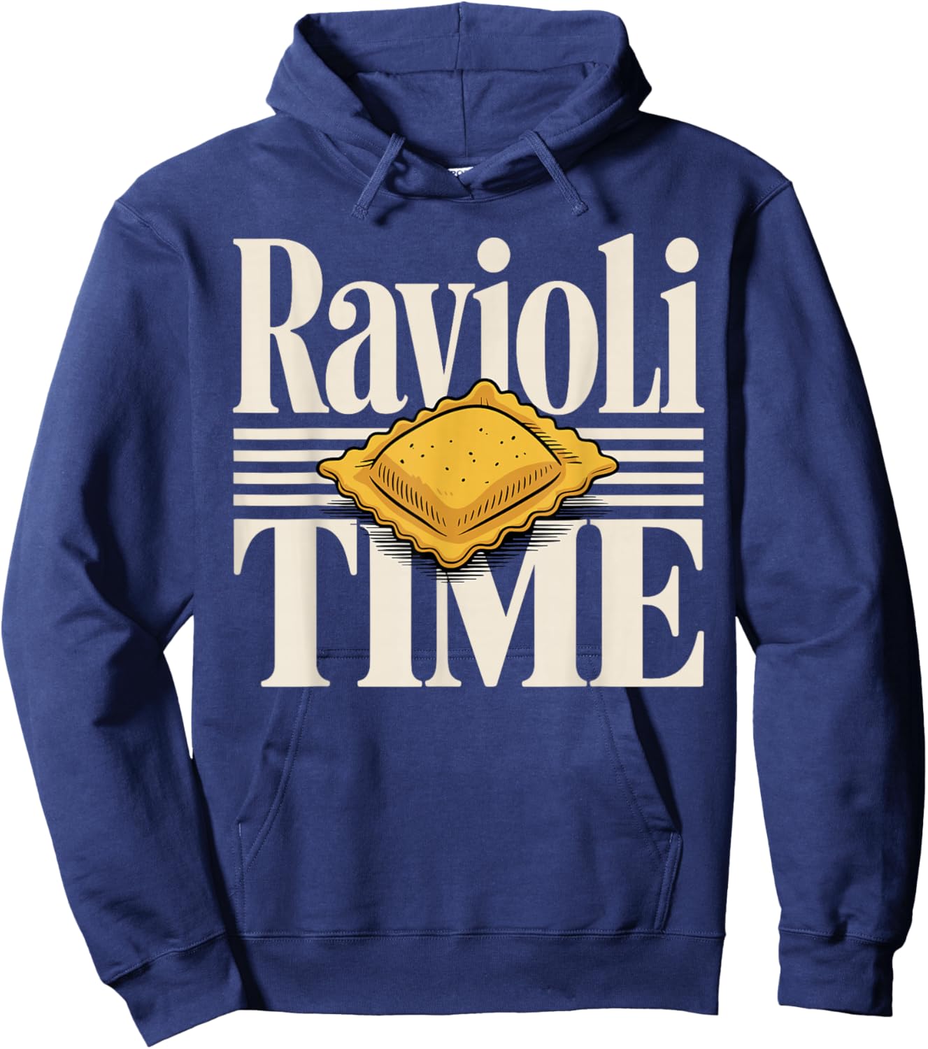 Funny Ravioli Art Women Pasta Ravioli Lover Ravioli Hoodie - Hoodie | Navy