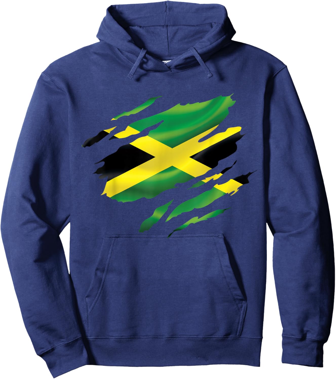 Jamaica Flag Proud Jamaican Roots Lover Kids Men Women Hoodie - Hoodie | Navy