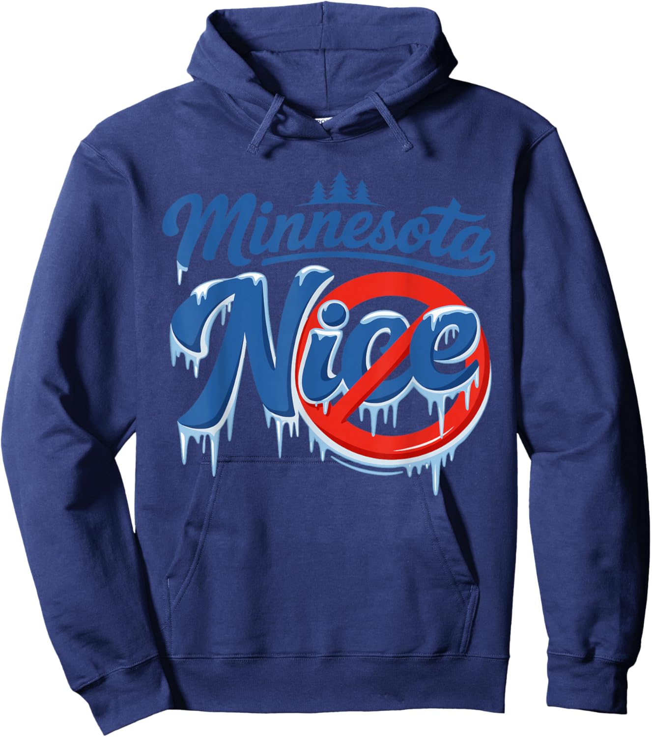 Minnesota Rebel New State Flag Hoodie - Hoodie | Navy