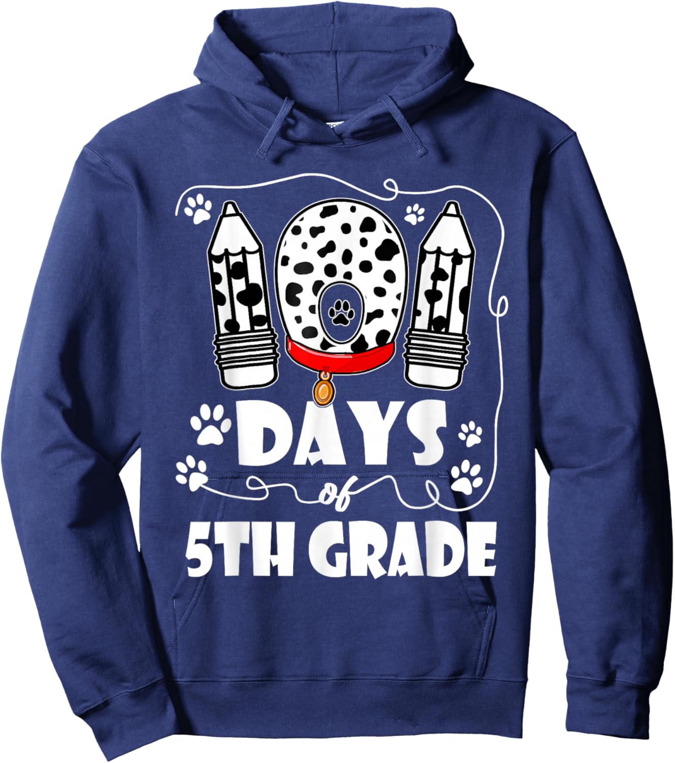100 Days School 100th Day Students Hoodie - Hoodie | Navy