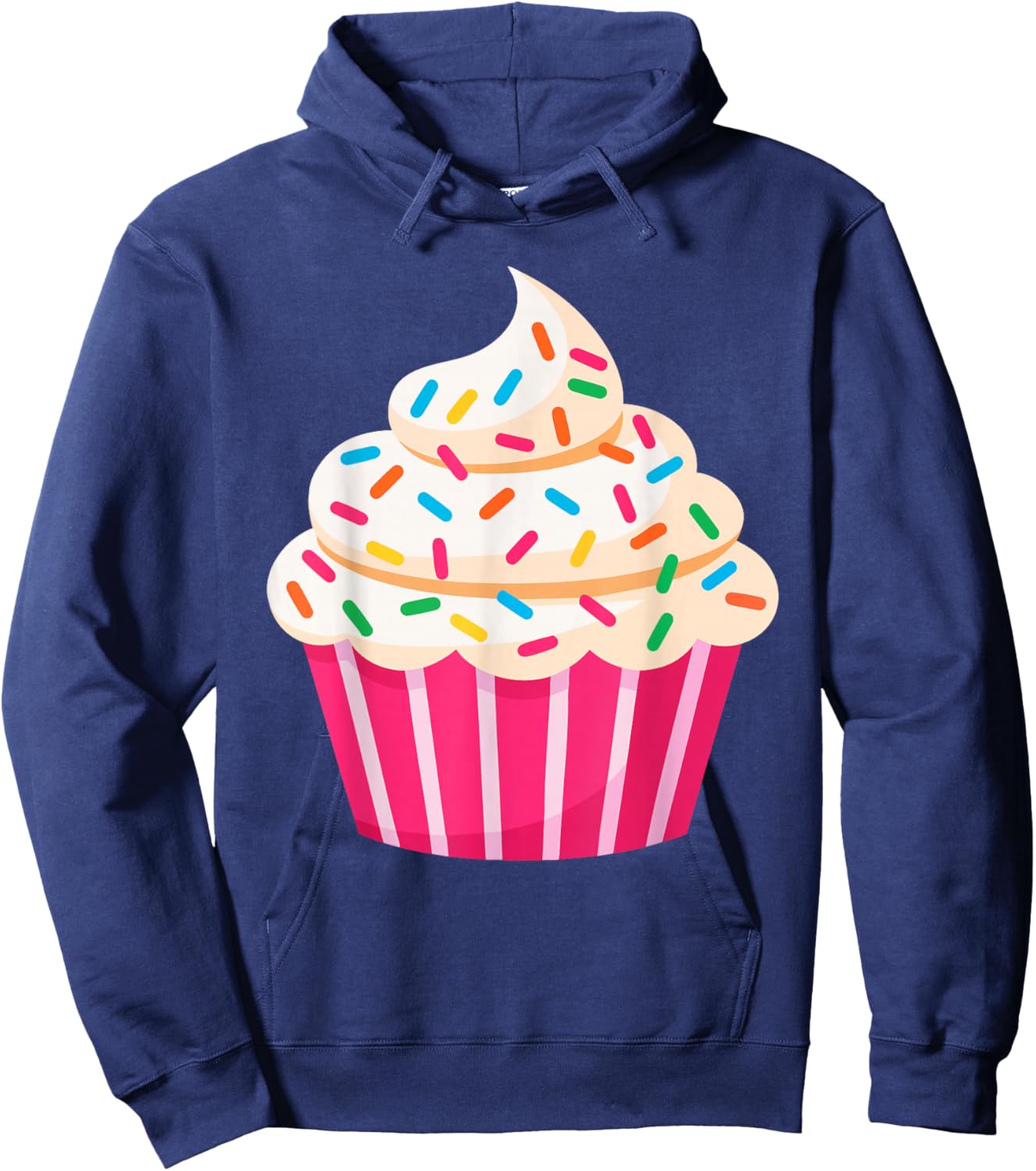 Cupcake Shirt Adult Men Women Kids Cupcake Costume Hoodie - Hoodie | Navy