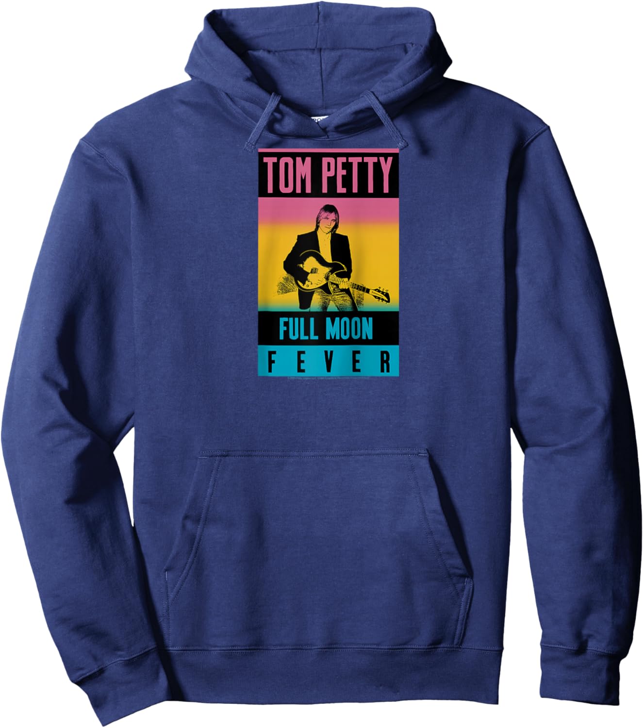 Tom Petty - Full Moon Fever Raglan Baseball Hoodie - Hoodie | Navy