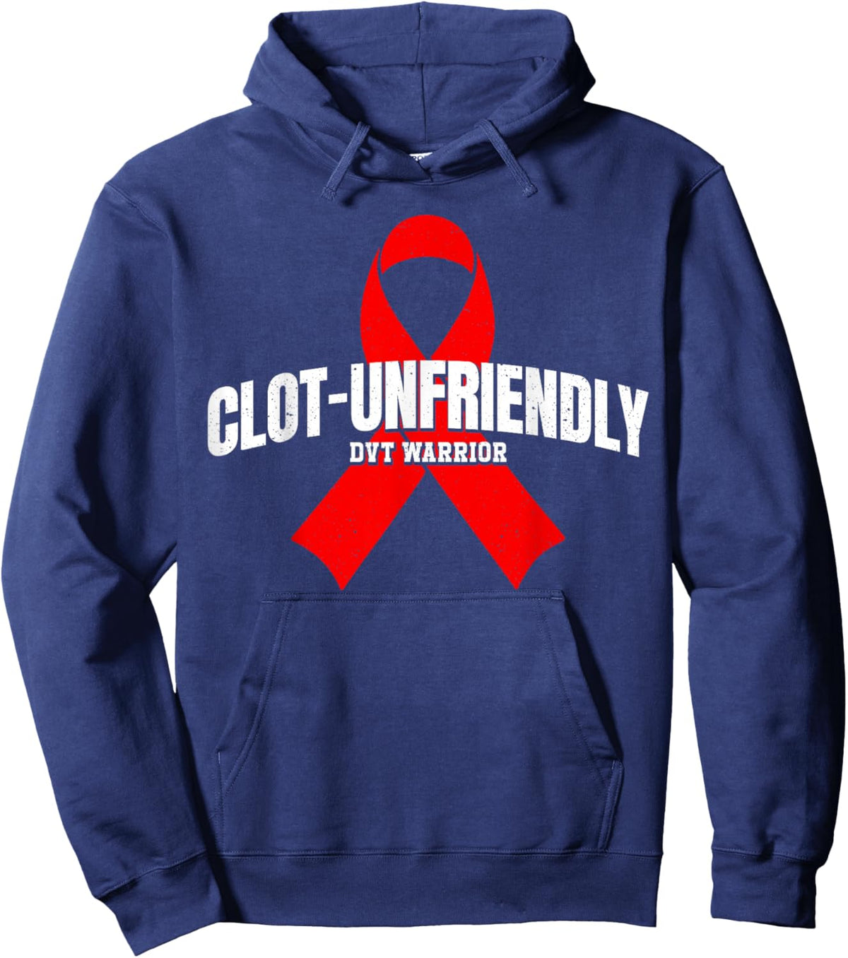 DVT Warrior Deep Vein Thrombosis Hoodie - Hoodie | Navy