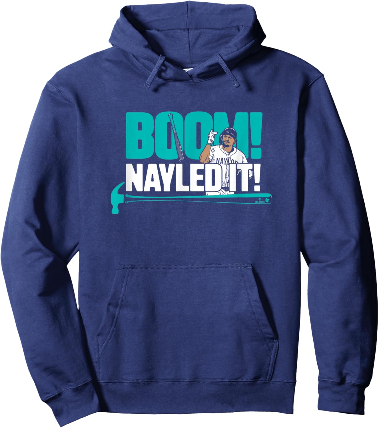 Josh Naylor - Boom Nayled It - Seattle Baseball Hoodie - Hoodie | Navy