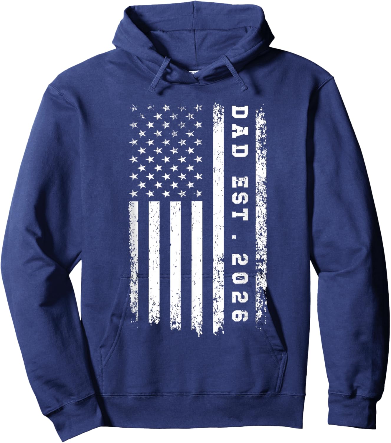 Dad Est. 2026 Promoted to Dad Est 2026 Father 2026 Loading Hoodie - Hoodie | Navy