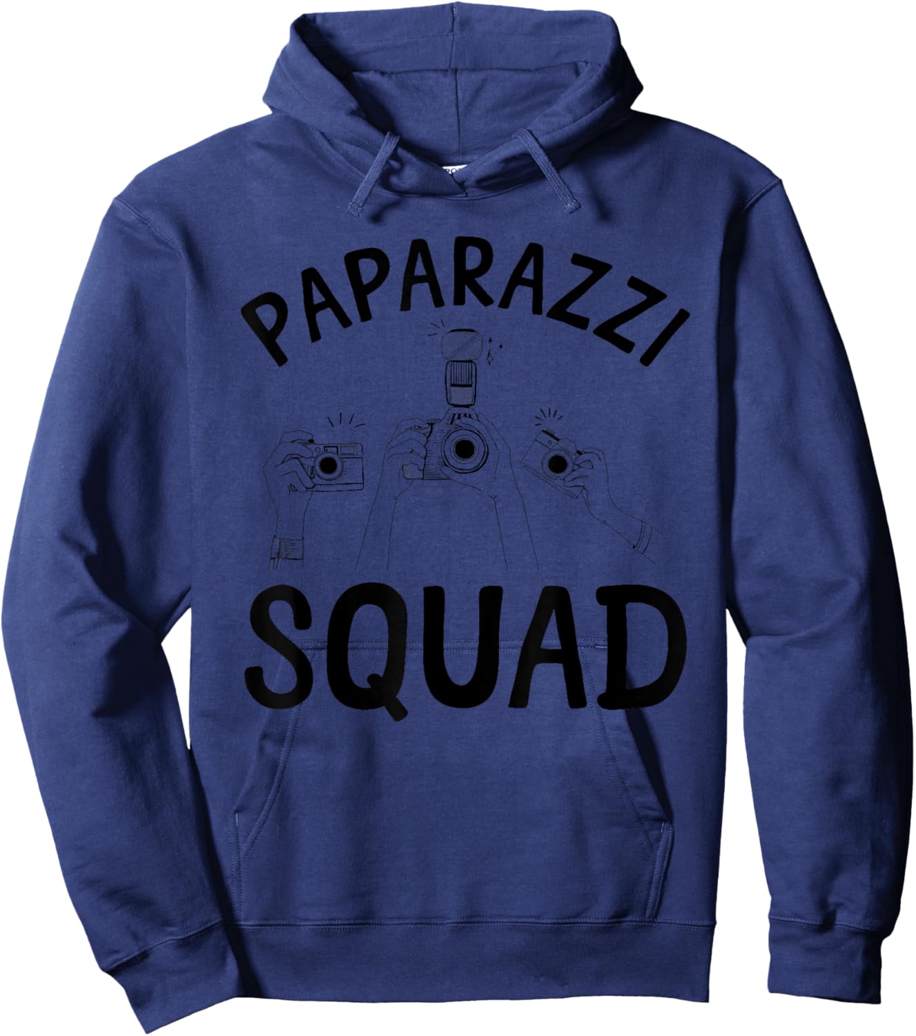 Paparazzi Design Women Press Photographer Paparazzi Hoodie - Hoodie | Navy
