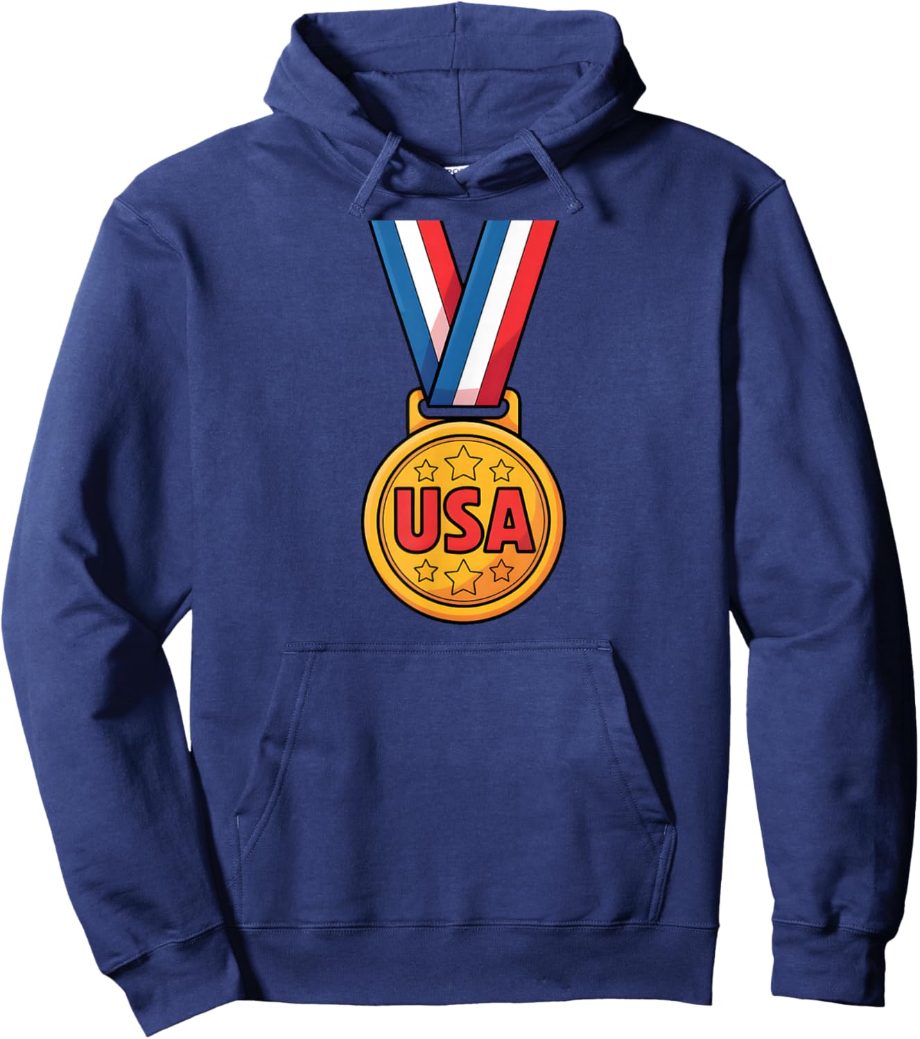 USA Medal - USA Sports Winter and Summer - USA Games Hoodie - Hoodie | Navy