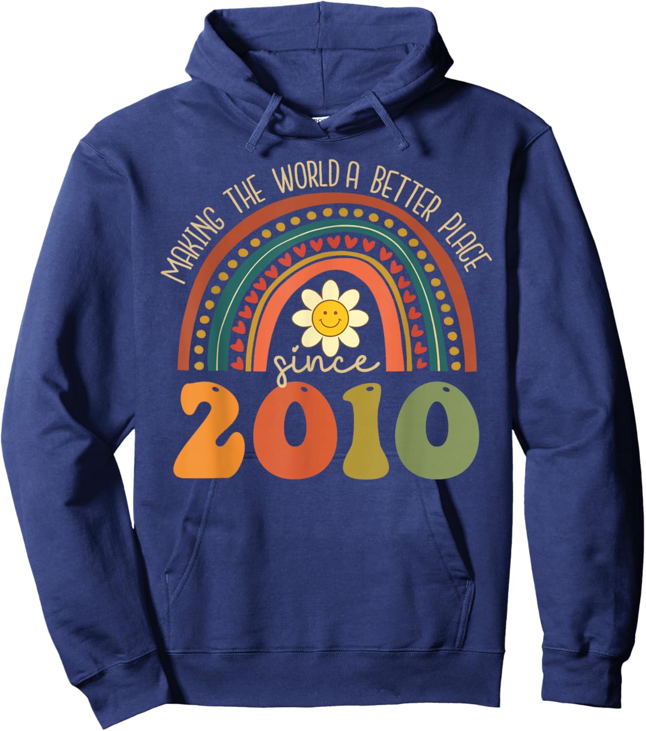 16th Birthday for Girls Teen 16 Year Old Girls 2010 Hoodie - Hoodie | Navy