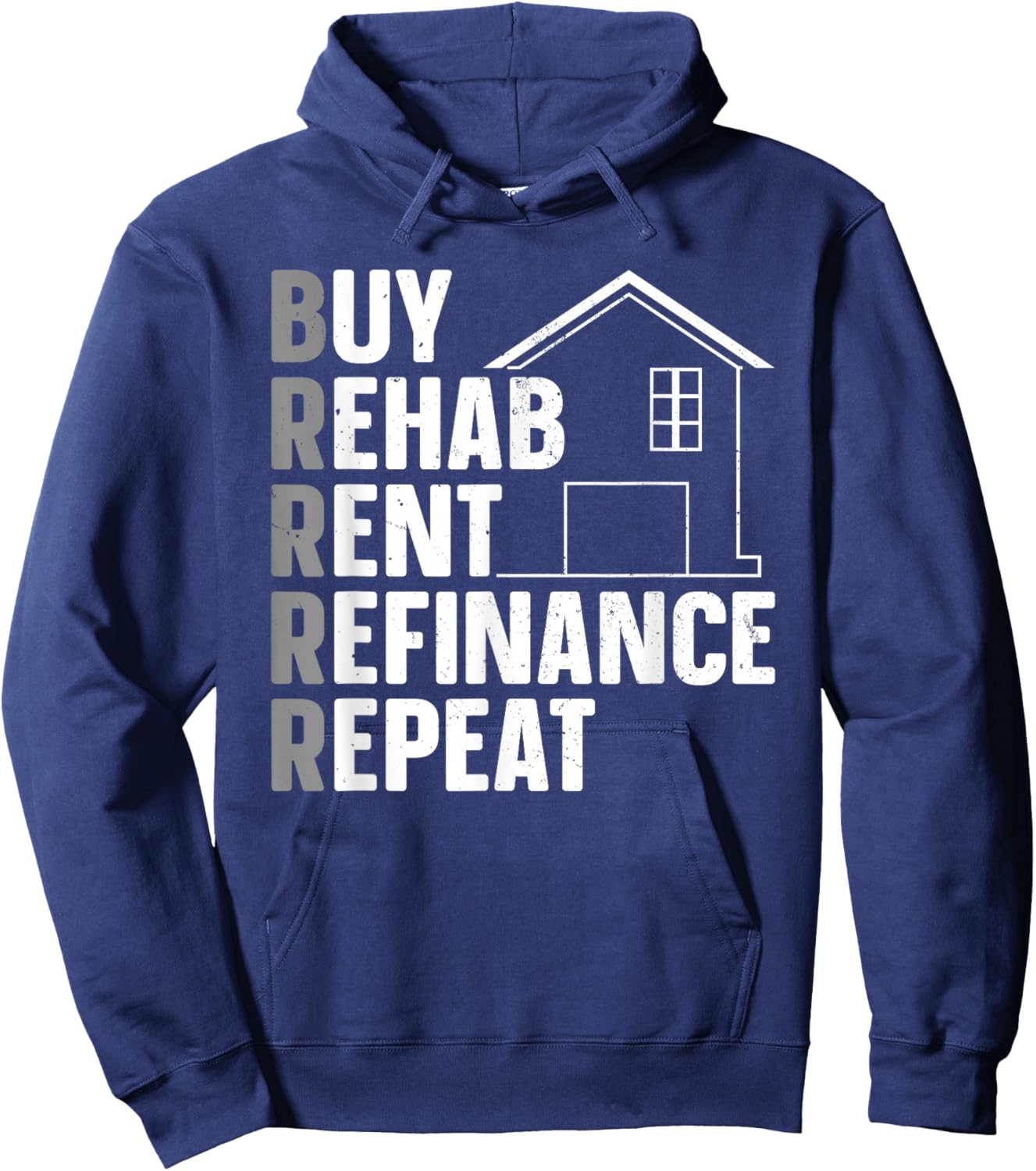 Cool Real Estate Investor Art Women Rental Property Hoodie - Hoodie | Navy