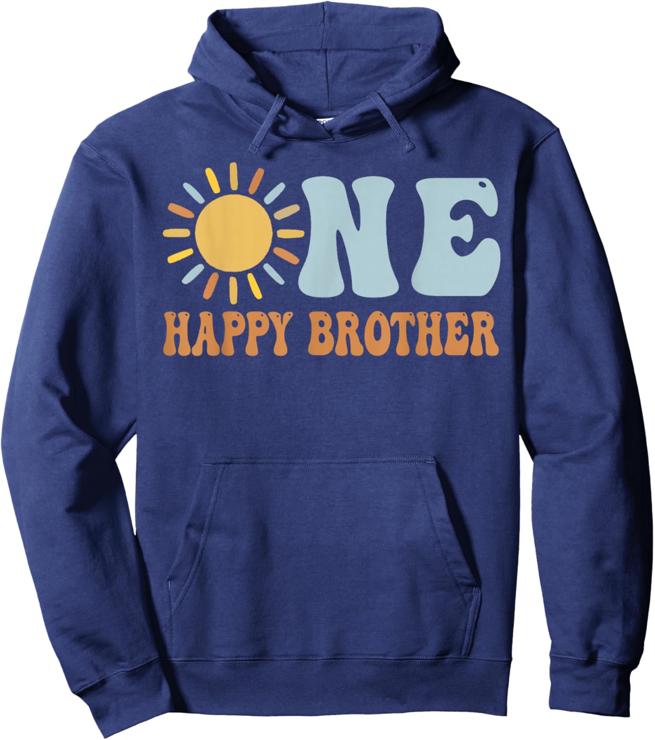 One Happy Brother of The Birthday First Trip Around The Sun Hoodie - Hoodie | Navy