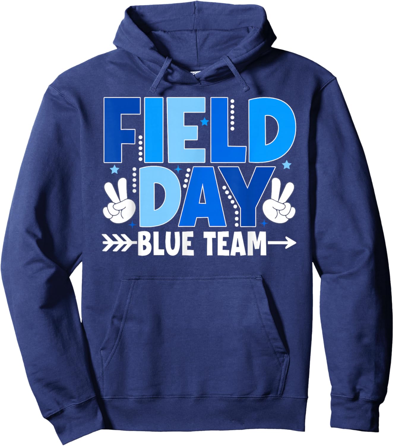 Field Day Blue Team Fun Day Boys Girls Kids Field Day 2026 Hoodie - Hoodie | Navy