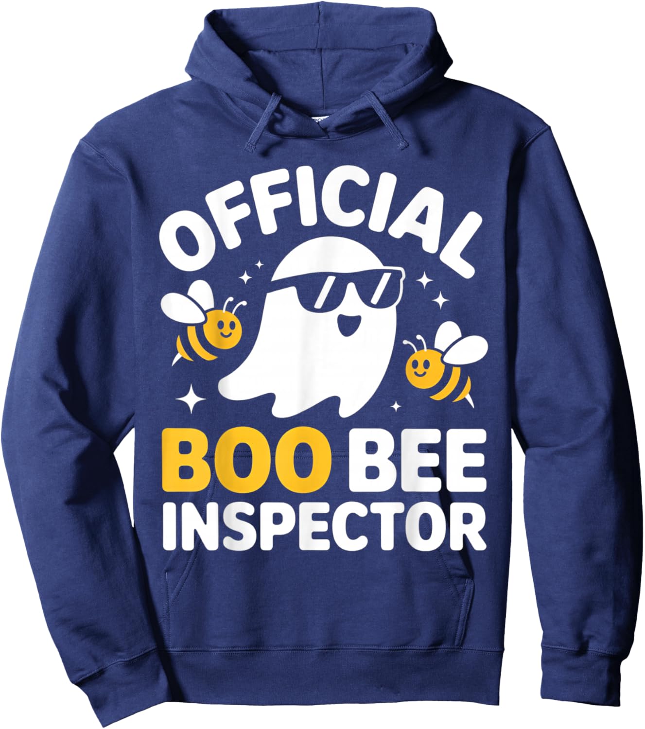 Halloween Boo Official Bee Inspector Funny Costume Men Women Hoodie - Hoodie | Navy