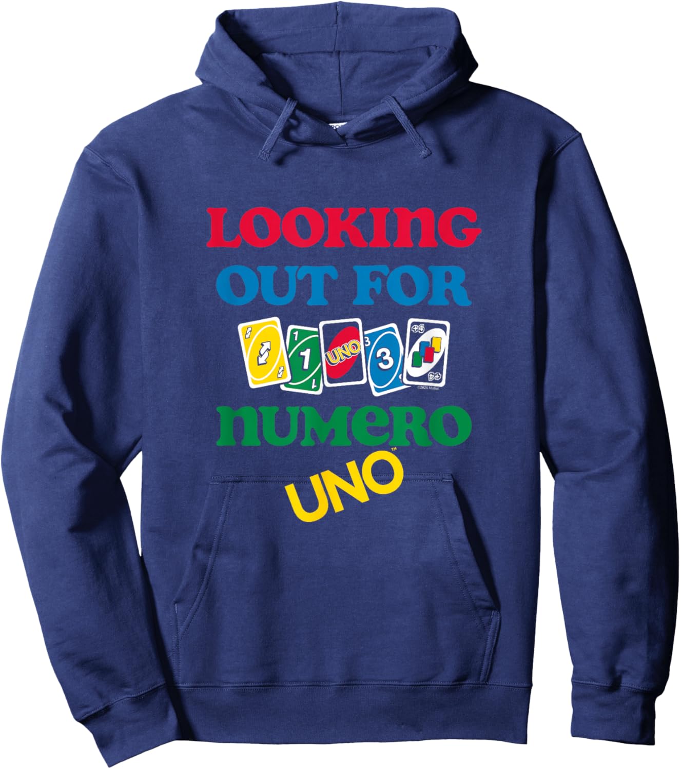 Mattel - UNO - Looking Out for Numero Uno Hoodie - Hoodie | Navy