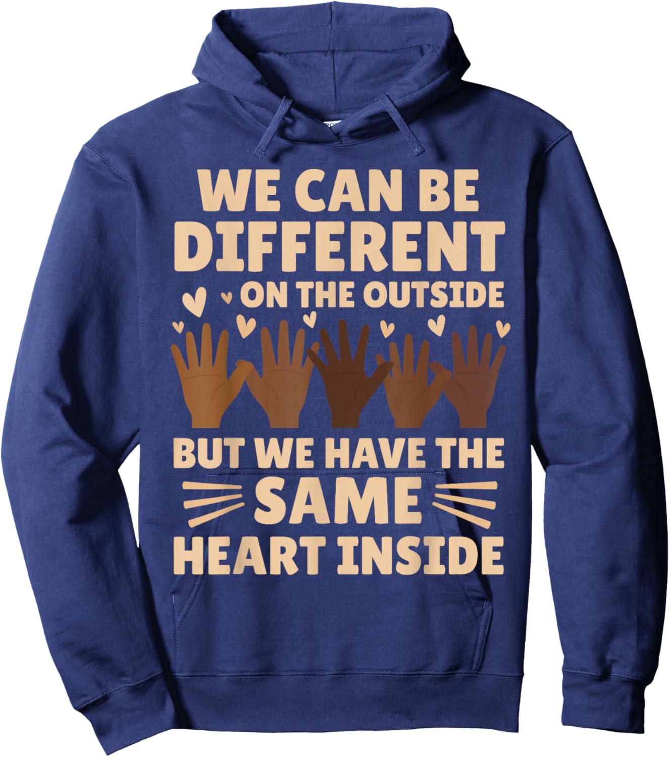 Same Heart Black History Month African American Women Kids Hoodie - Hoodie | Navy