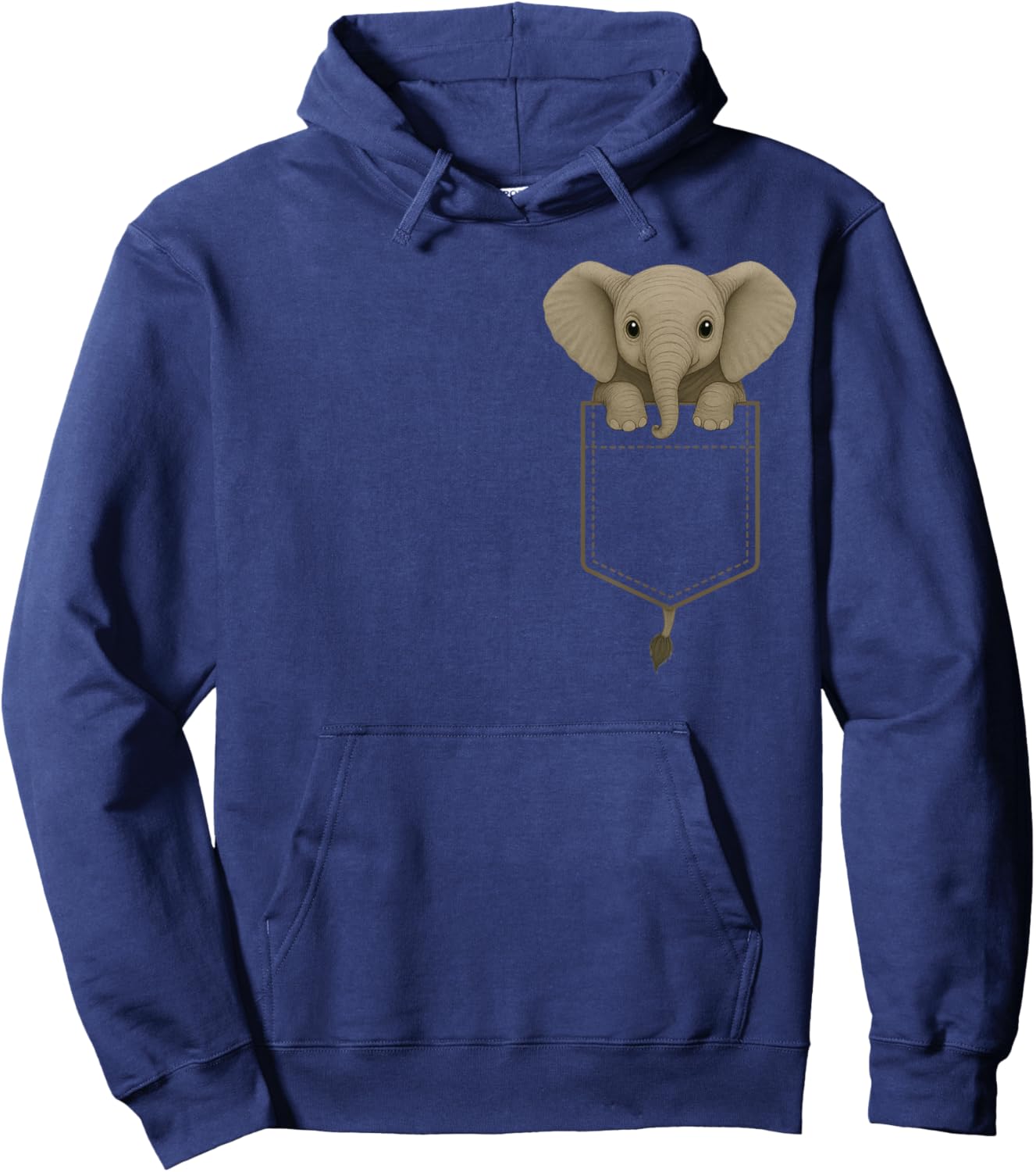 Funny Elephant Lover Men Adults Kids Hoodie - Hoodie | Navy