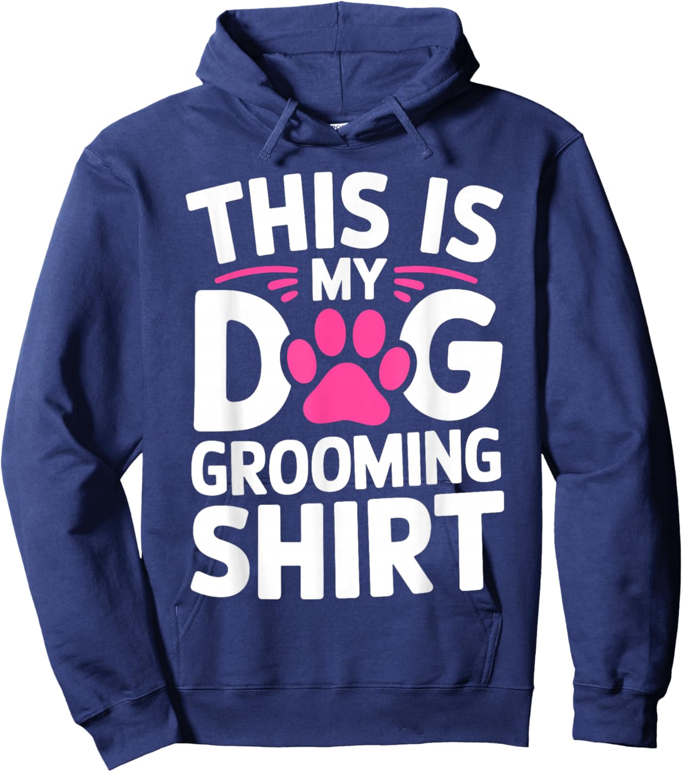 Cool Dog Groomer Art Women Dog Grooming Pet Groomer Hoodie - Hoodie | Navy