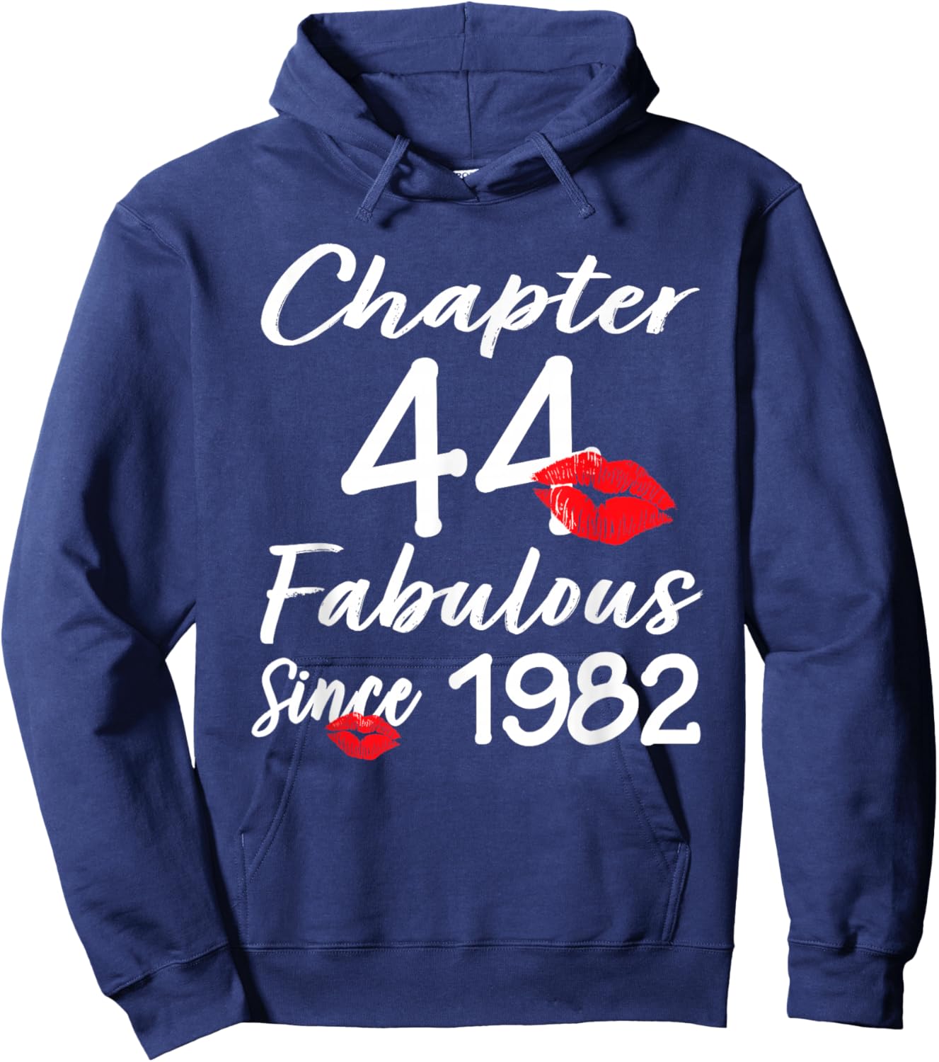 Chapter 44 Fabulous Since 1982 44th Birthday Girls Women Hoodie - Hoodie | Navy