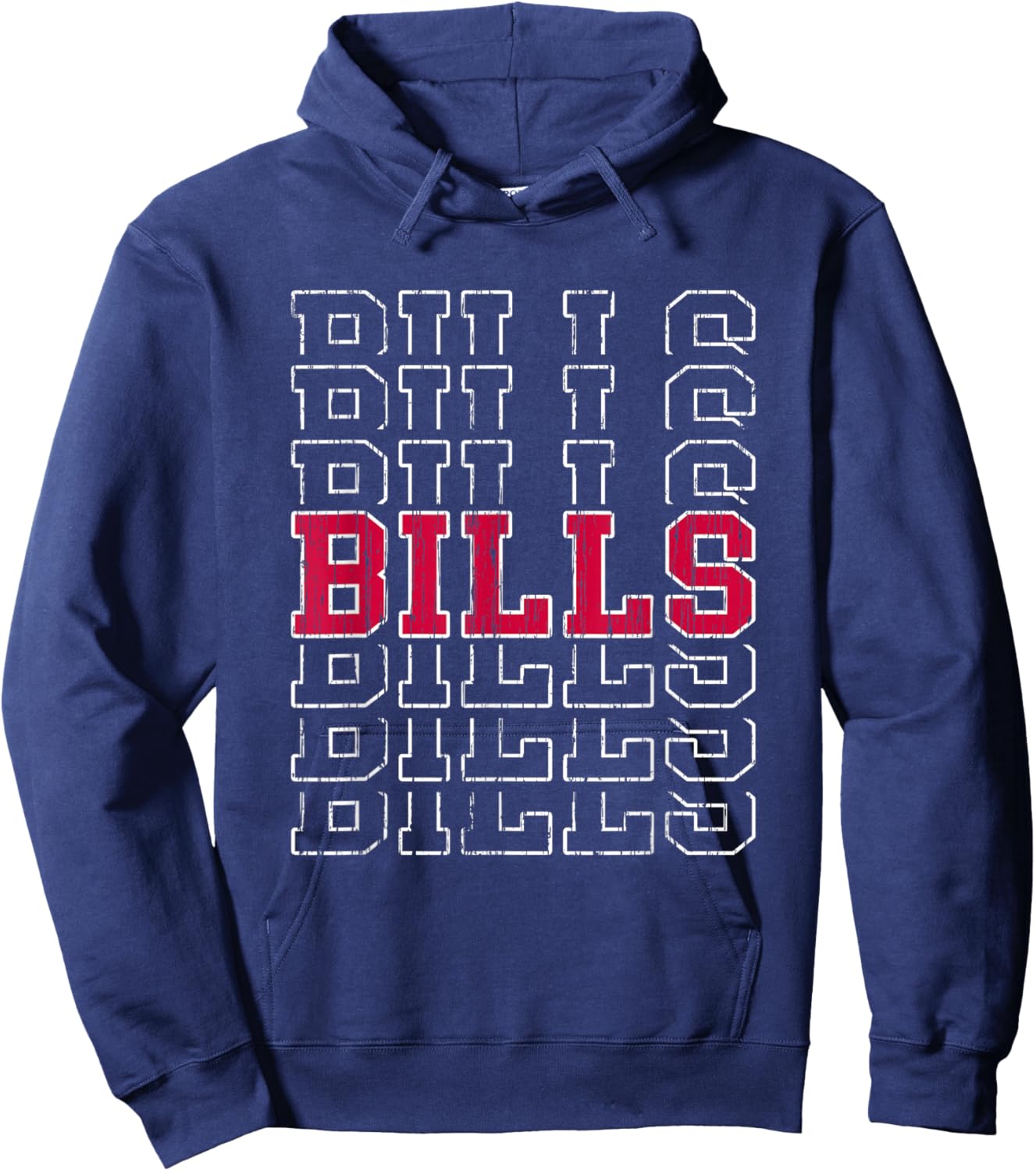 Bills Vintage Gift Women Boys Girls Kids Hoodie - Hoodie | Navy