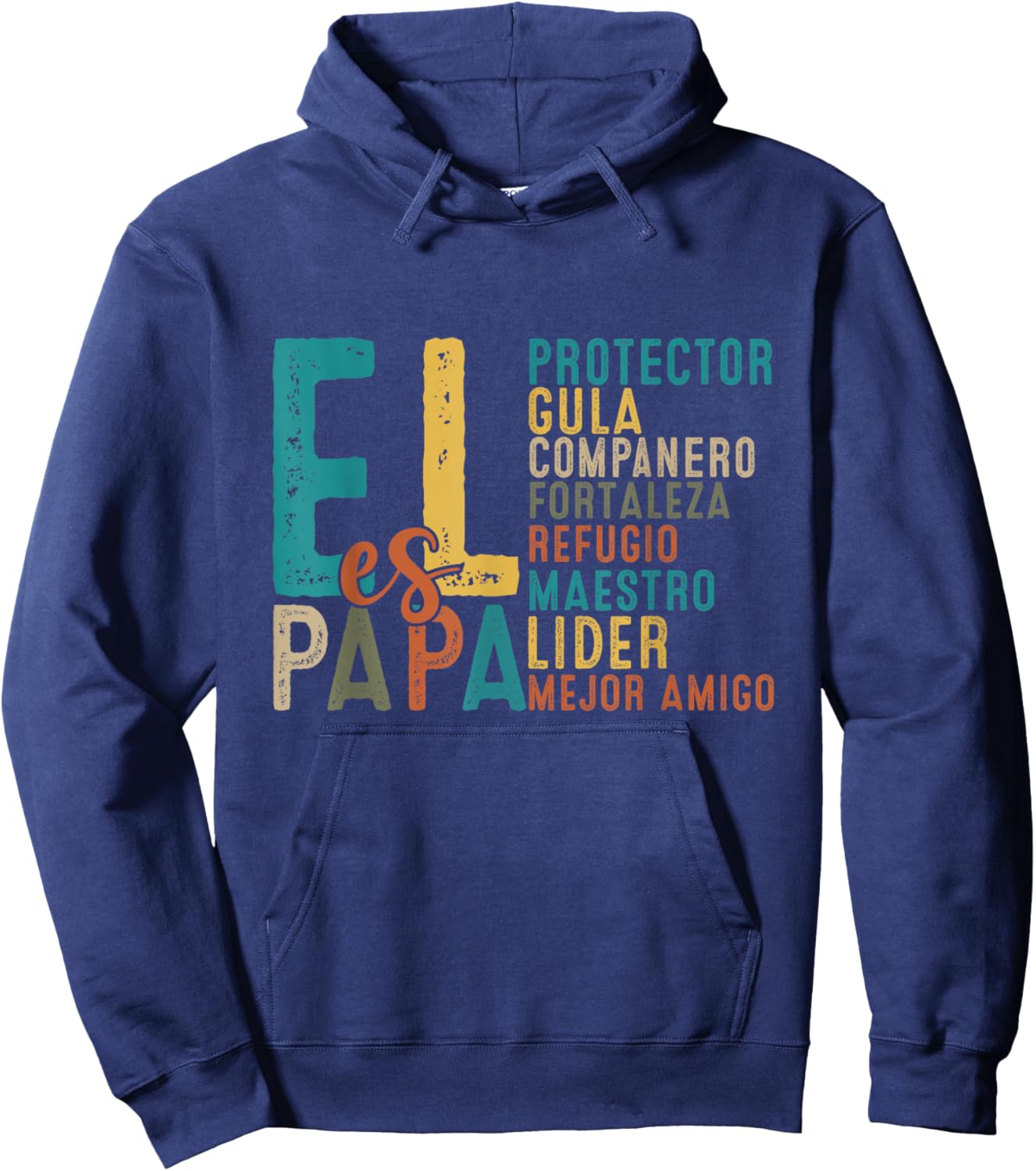 El ES Papa Fathers Day Hoodie - Hoodie | Navy