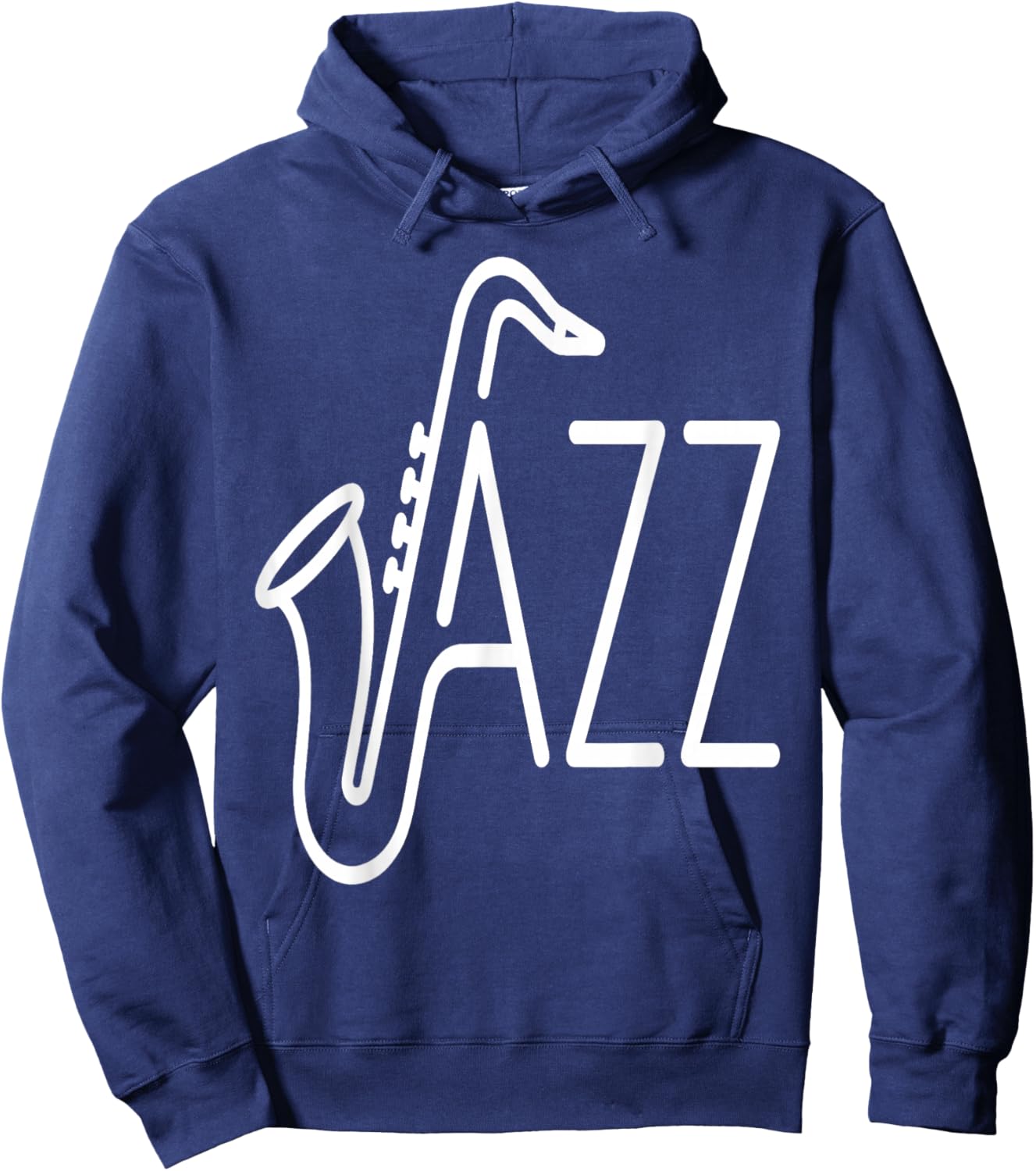 Funny Jazz Cats Saxophone Band Hoodie - Hoodie | Navy