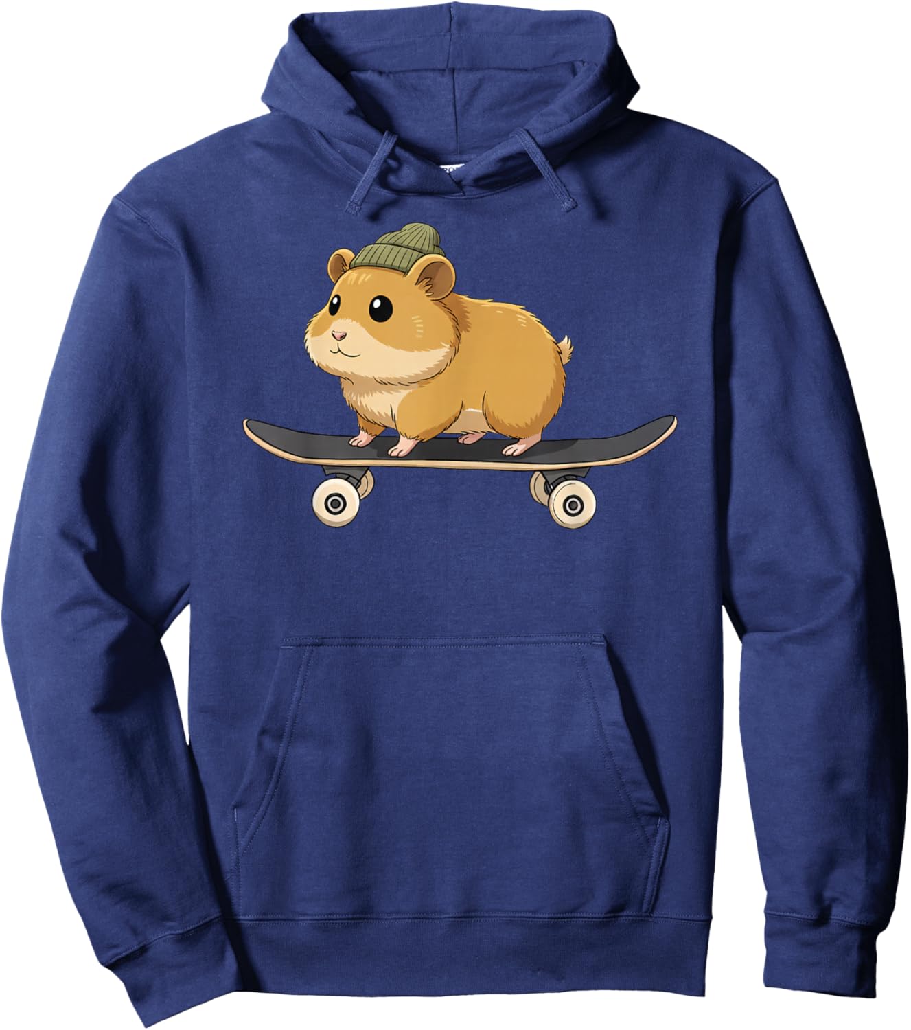 Funny Hamster Skater Skateboard Animal Lover Boys Girls Kids Hoodie - Hoodie | Navy