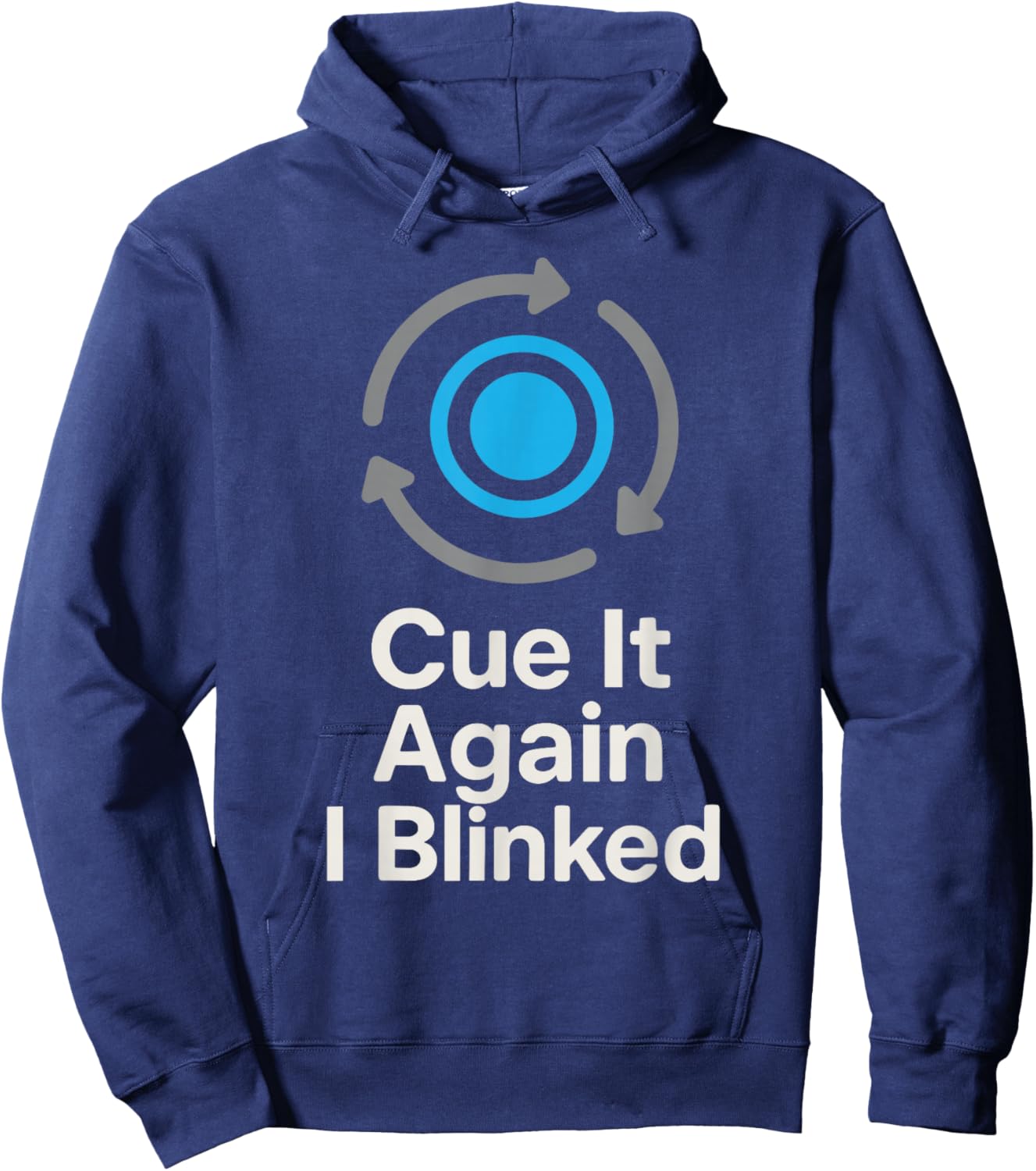 Theater Tech Crew Stage Technician Sound Lighting Gift Hoodie - Hoodie | Navy