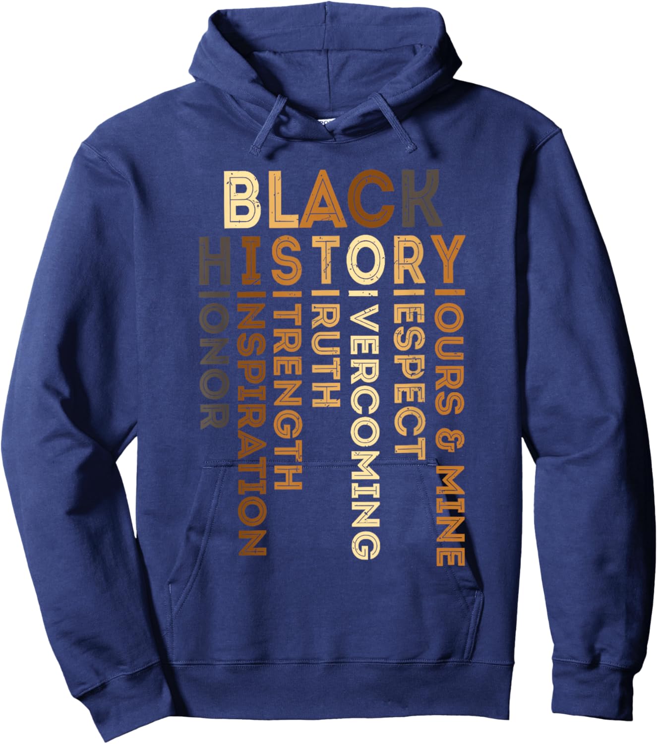 Black History Month Black Leaders African American Teachers Hoodie - Hoodie | Navy