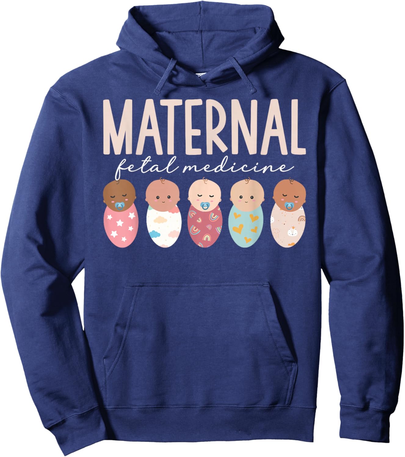 Maternal Fetal Medicine Sonographer MFM Sonographer Hoodie - Hoodie | Navy