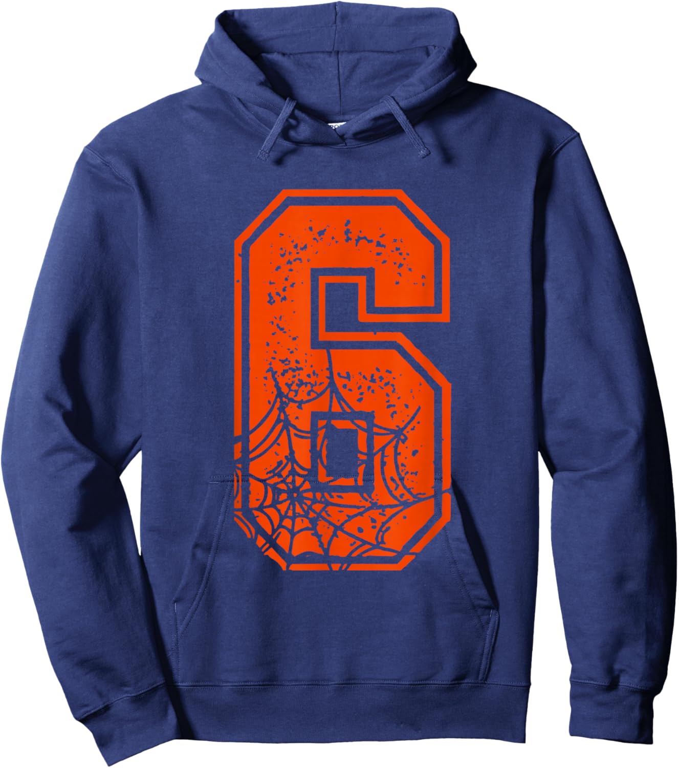 Number 6 67 Meme Halloween Pumpkin Costume Matching Group Hoodie - Hoodie | Navy